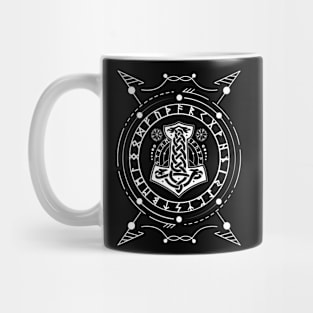 Mjolnir - The Hammer of Thor | Norse Pagan Symbol Mug